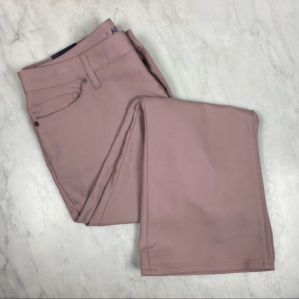 Lands' End:‎ Colorful Mid Rise Kick Crop Leg Jeans Lilac Purple Crop 14 (NWT)